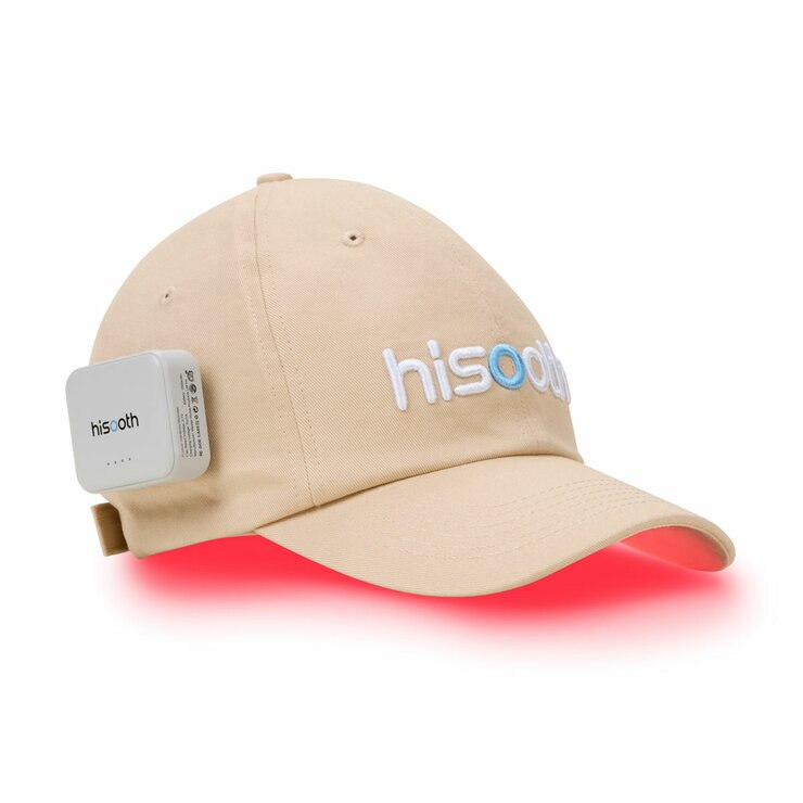 Hisooth H3 Hair Regrowth Scalp Massage Cap with LED Light in Beige, size Small Hisooth H3 Hair Regrowth Scalp Massage Cap with LED Light in Beige, size Small