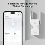 TP Link Dual-band WiFi 7 Range Extender, RE235BE