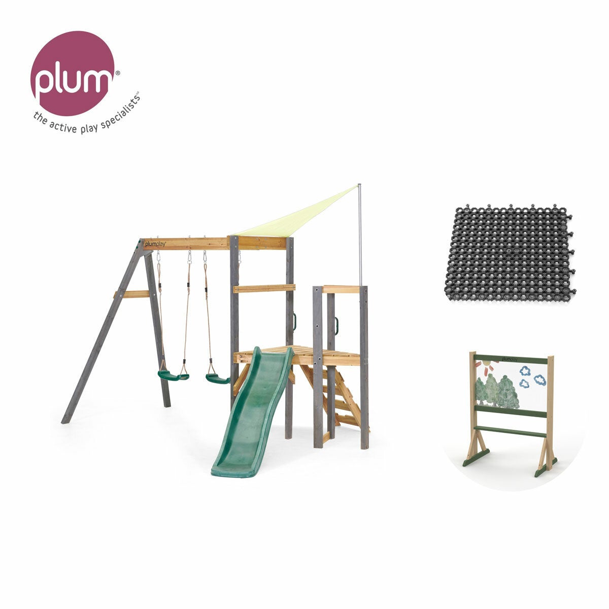 Plum Ultimate 3 Premium Wood Swing and Accessories Plum Ultimate 3 Premium Wood Swing and Accessories