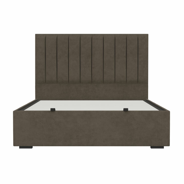 Highgrove Swift Brown Fabric Full Ottoman Bed Frame in 3 Sizes