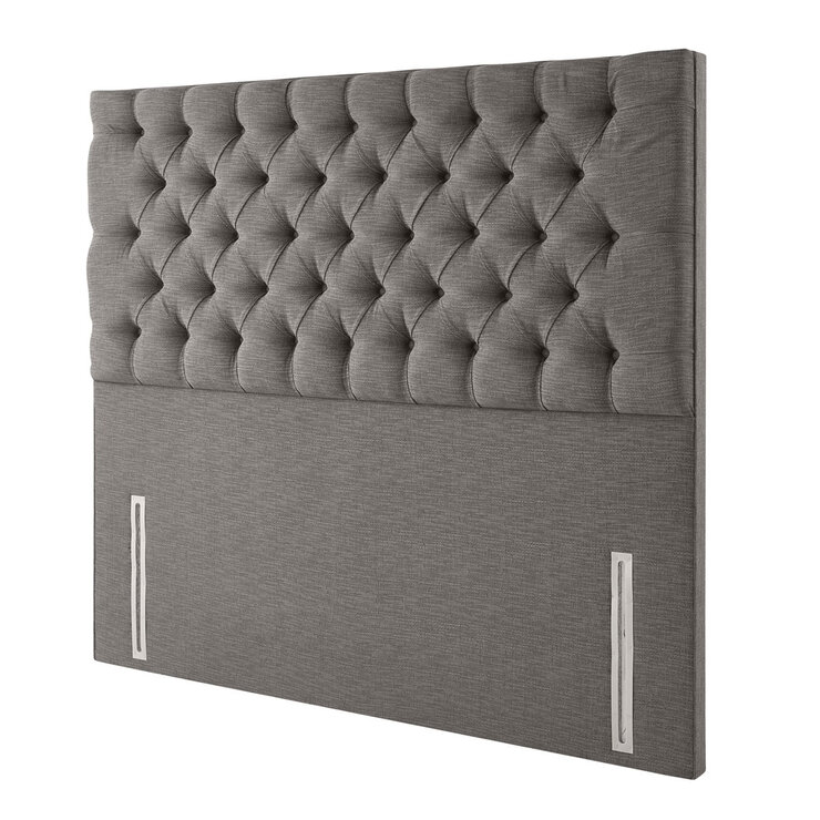 Pocket Spring Bed Company Ravello Light Grey Fabric Headboard in 3 Sizes Pocket Spring Bed Company Ravello Light Grey Fabric Headboard in 3 Sizes