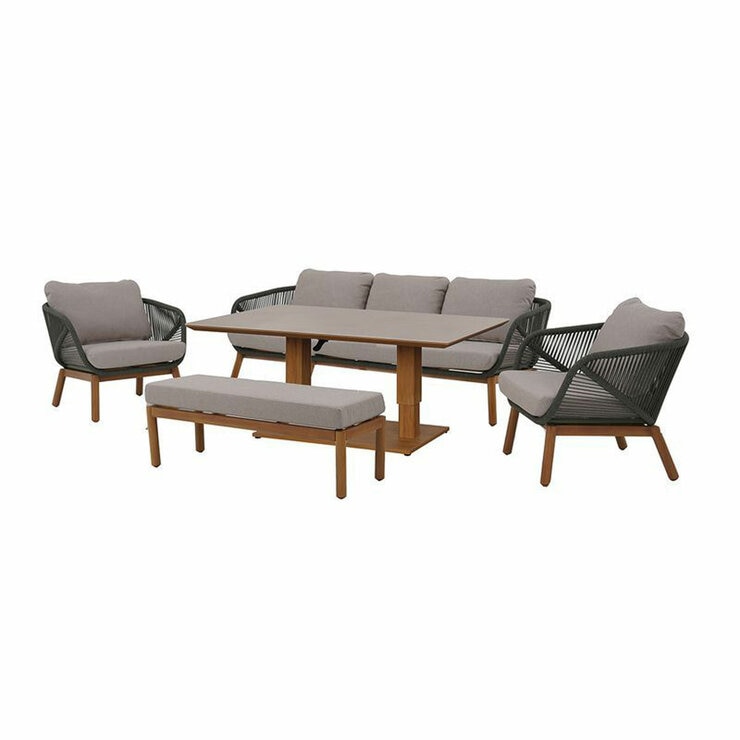 Bramblecrest Helsinki 5 Piece Deep Seating Dining