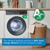 Bosch WGH254A0GB Series 6 10kg Washing Machine, A rated in White