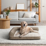 Kirkland Signature L Shaped Bolster Pet Bed,  42" x 36" in 2 Options