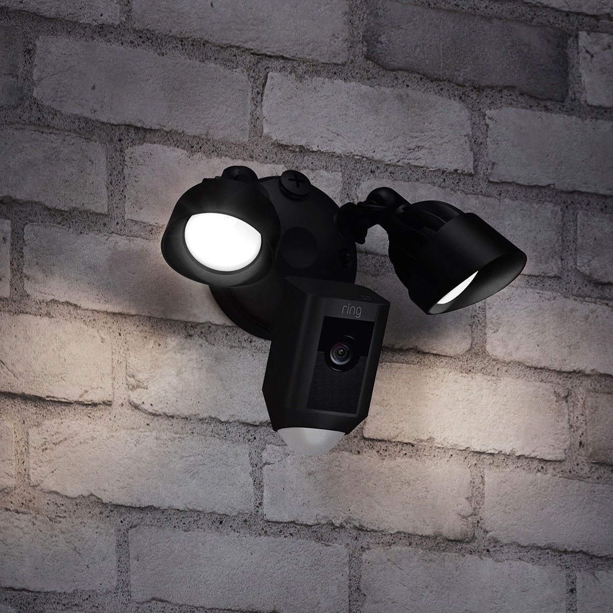 Buy Ring Floodlight Wired Plus Cam Security Camera CCTV - Black