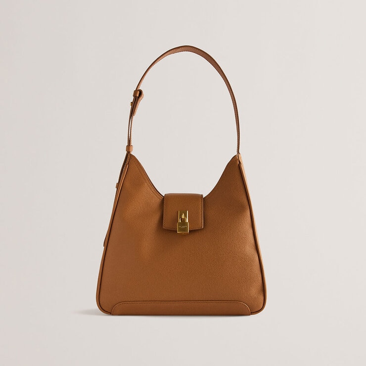 Ted Baker Chelse Padlock Leather Shoulder Bag Ted Baker Chelse Padlock Leather Shoulder Bag