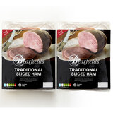 Bearfields Traditional Sliced Ham, 2 x 450g