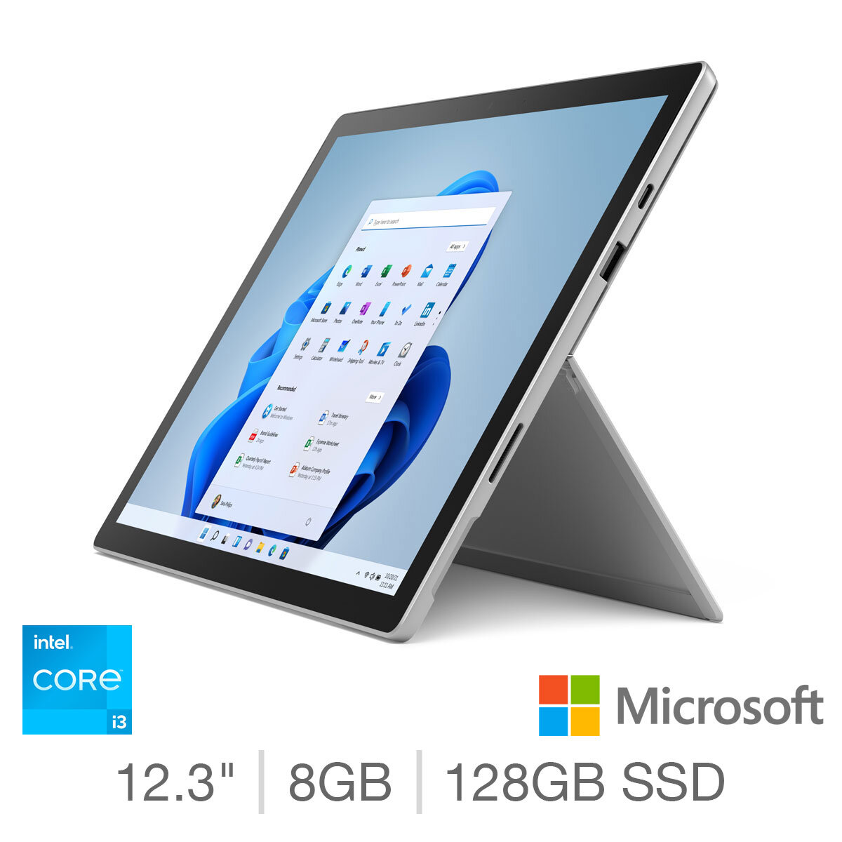 Buy Microsoft Laptop Pro 7+, Intel Core i3, 8GB RAM, 128GB SSD, 12.3 Inch  2 in 1 Laptop at costco.co.uk