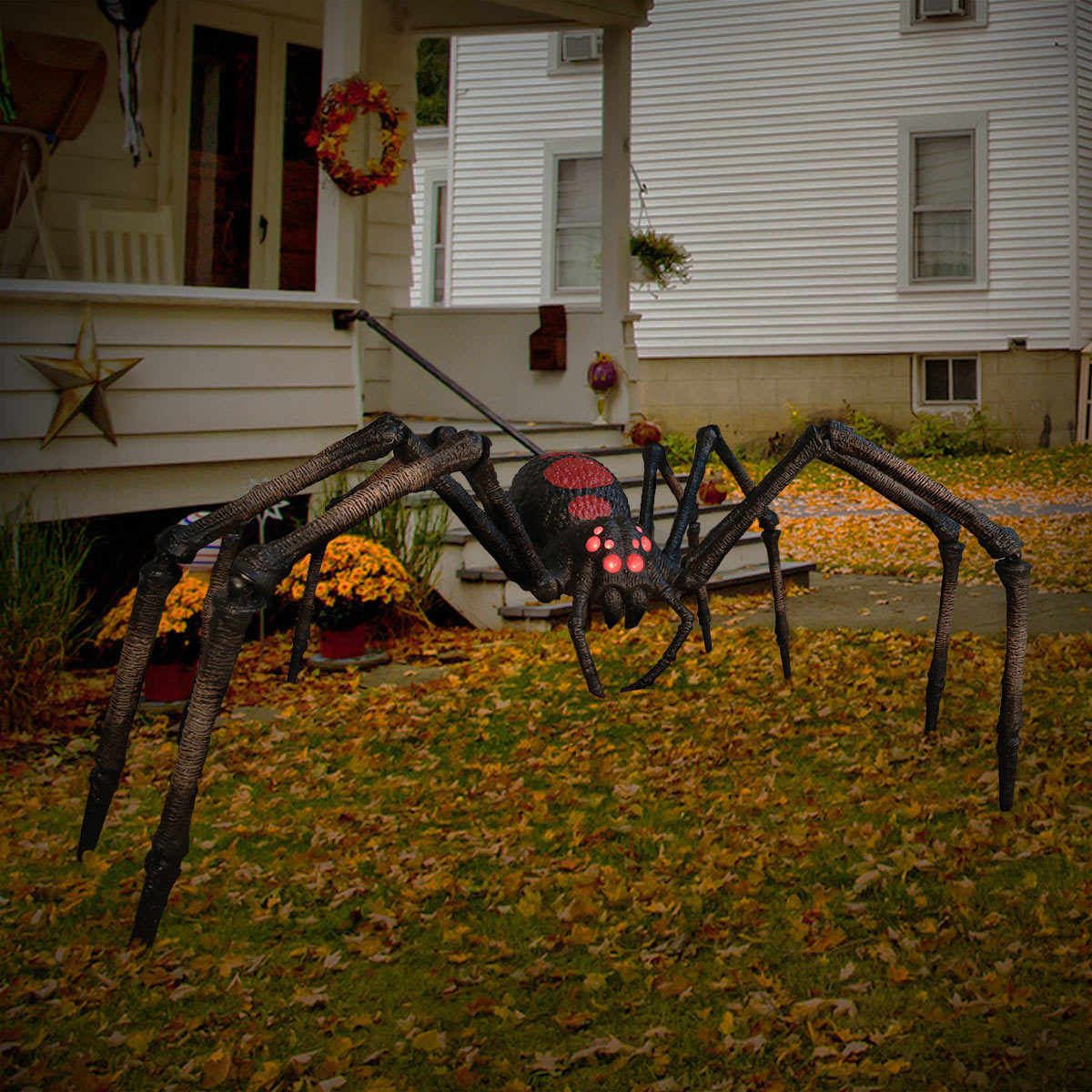 Halloween 4ft (1.2m) Giant Mutant Spider with Lights & Sounds