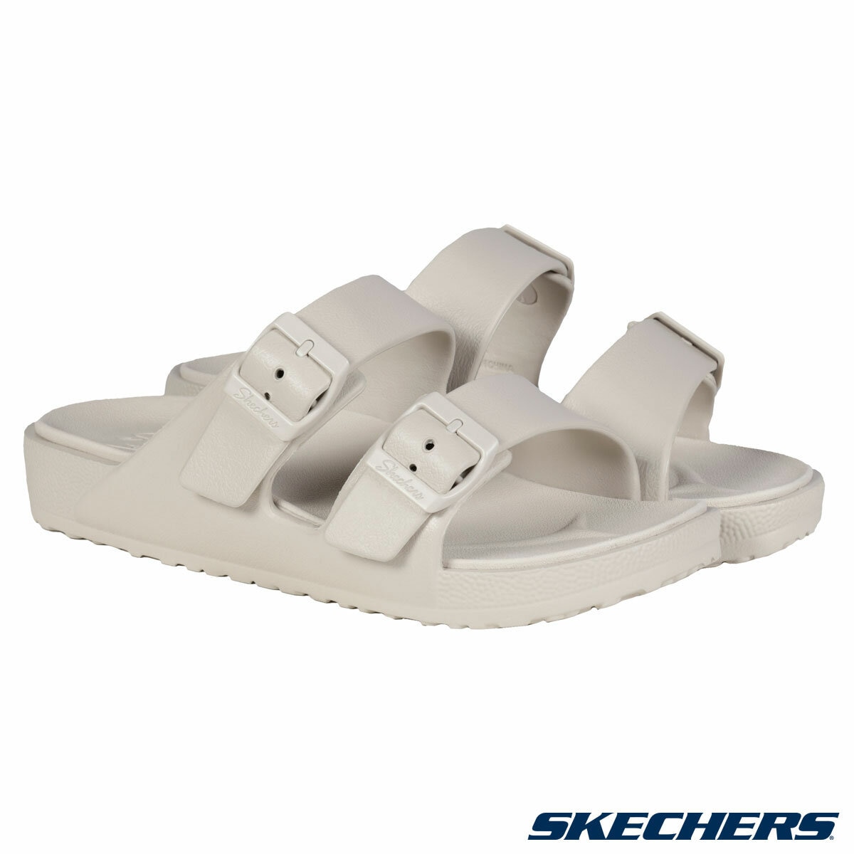 Skechers Ladies Cali Breeze Arch Comfort Sandal in Natural