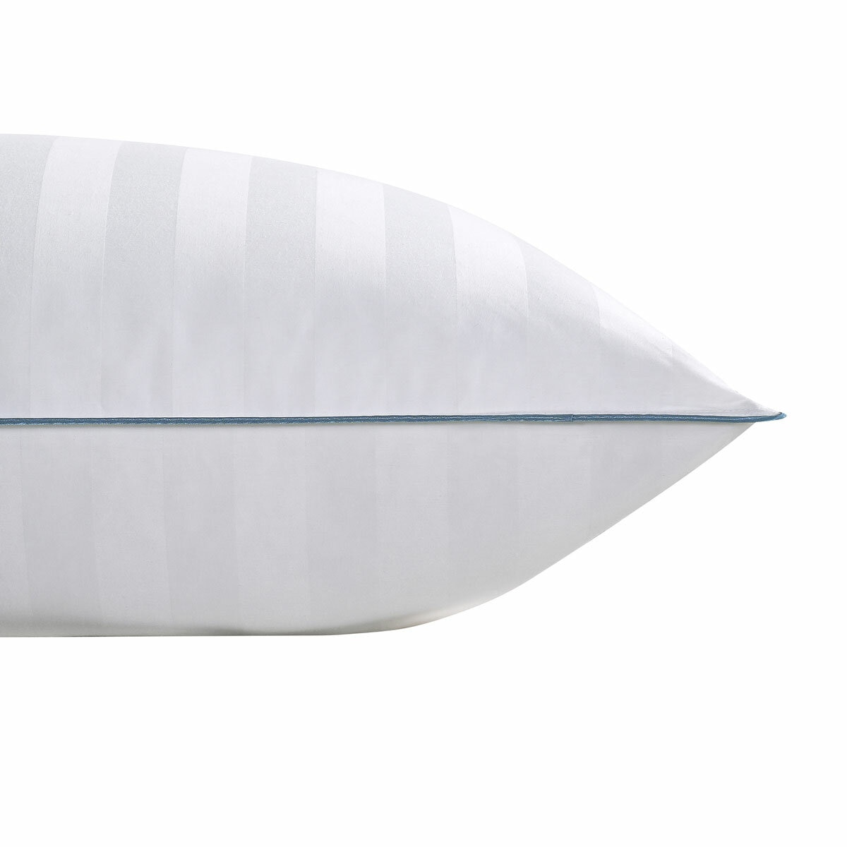 Width of King size pillow shown with plain background