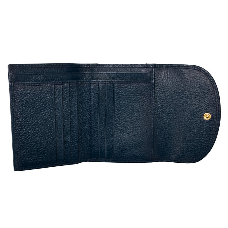 Osprey London Tilly Grainy Hide Leather Women's Purse, Navy with Gift Box Osprey London Tilly Grainy Hide Leather Women's Purse, Navy with Gift Box