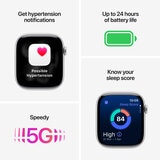 Buy Apple Watch Series 11 GPS + Cellular, 46mm Jet Black Aluminium Case with Black Sport Band - M/L, MFC44MP/A at costco.co.uk