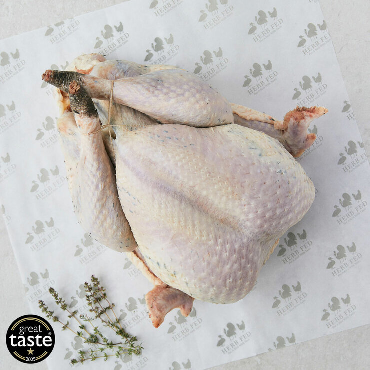 Herb Fed Free Range Bronze Turkey, 8kg Minimum Weight (Serves 14-16 People) Herb Fed Free Range Bronze Turkey, 8kg Minimum Weight (Serves 14-16 People)