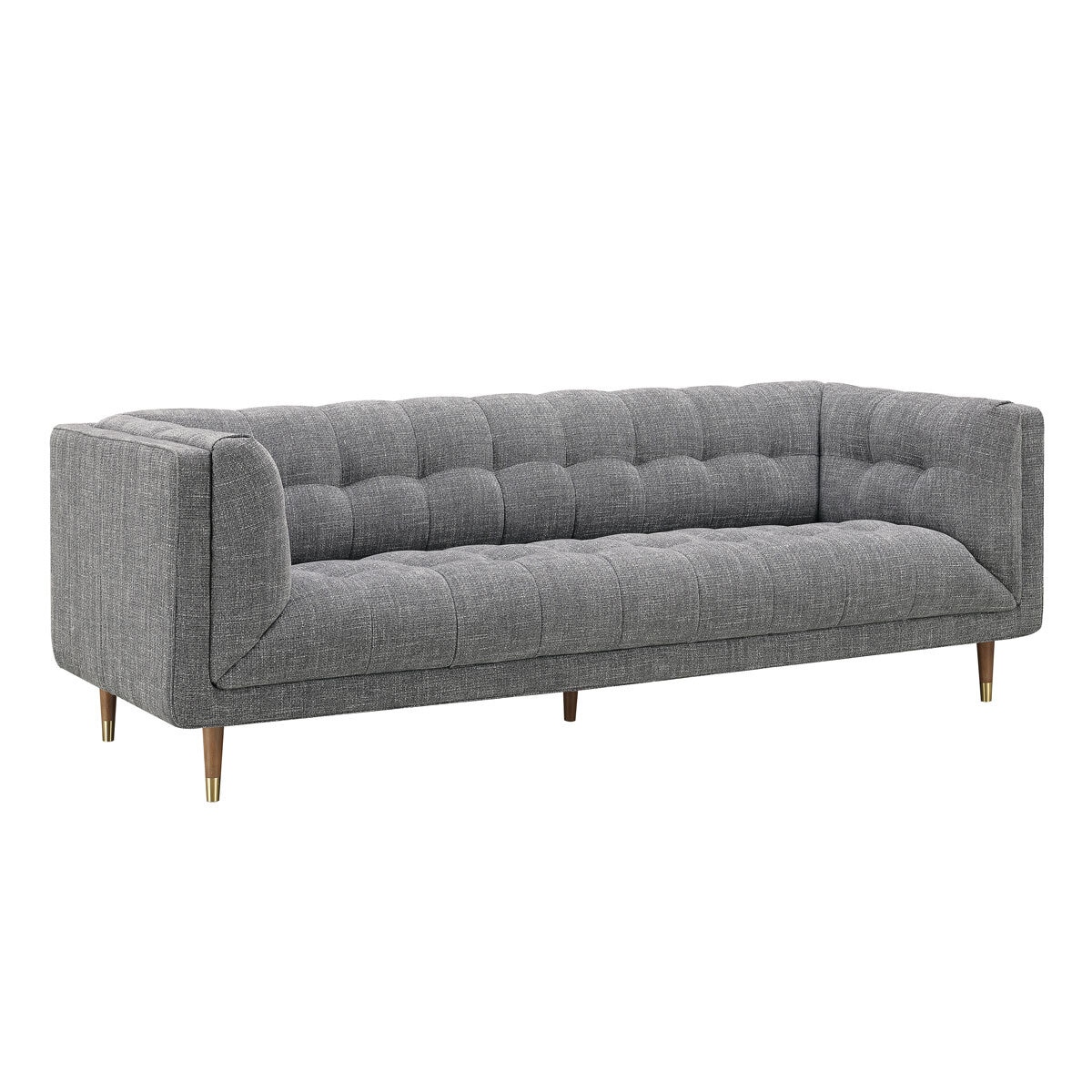 Isla Grey Fabric Large 3 Seater Sofa