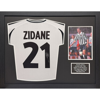 Zinedine Zidane Signed Juventus Shirt including 1 Photo