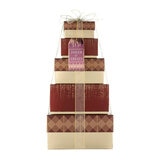 Festive Tower of Treats in Gold