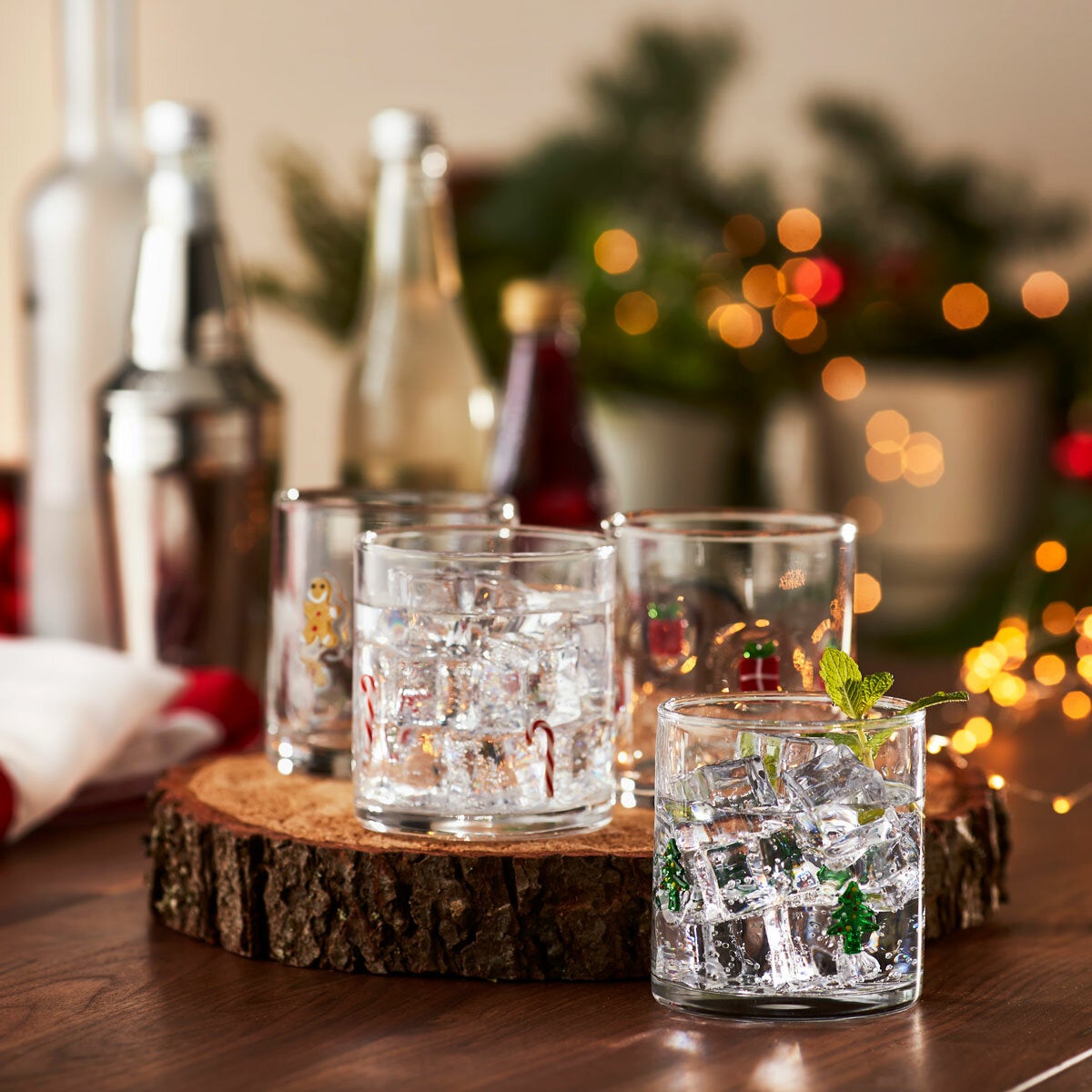 Pandex Holiday Icon Glasses 414ml, 4 pack