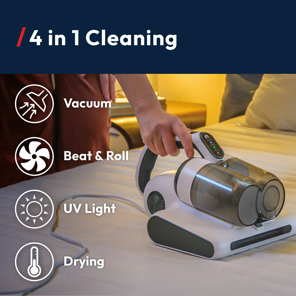 Hoover 4- in-1 Mattress Vacuum Cleaner, HMC510UV