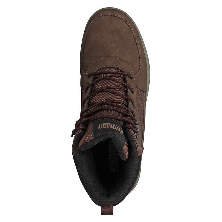Khombu Mens Sneaker Boot in Brown
