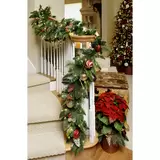 Buy Decorated Garland with Lights Lifestyle Image at Costco.co.uk