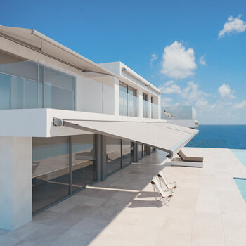 Olympus Awnings Athena Outdoor Patio Awning up to 2.5m Projection, Fully Installed