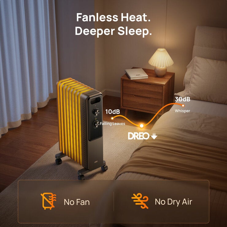 Lifestyle image of radiator in the bedroom Lifestyle image of radiator in the bedroom