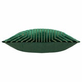 Paoletti Evoke Green Velvet Feather Fill Cushion 2 Pack, 45 x 45 cm