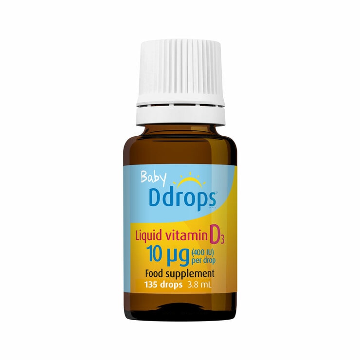 Baby Ddrops Vitamin D, 10mcg 135 Drops