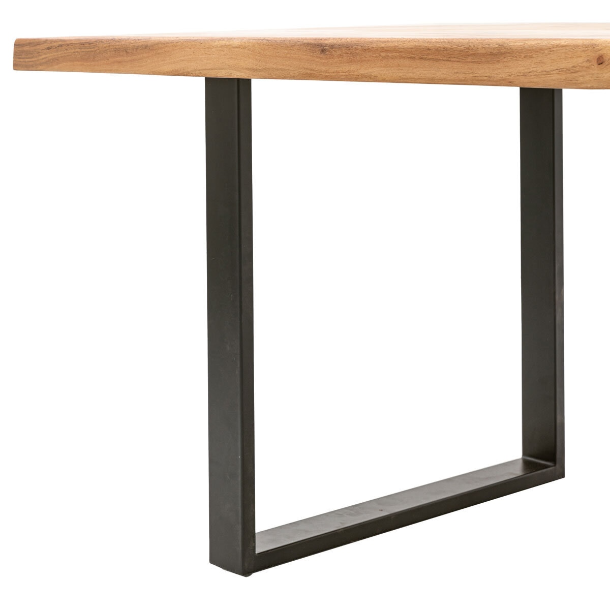 Gallery Chisbury Acacia Live Edge Dining Table, Seats 4-6