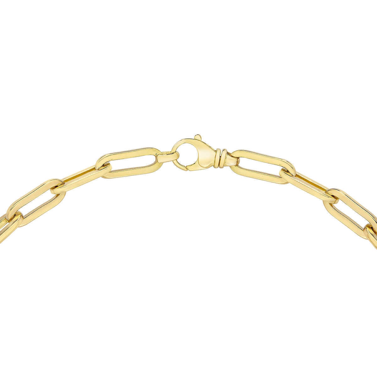 14kt Yellow Gold Paperclip 24" Necklace