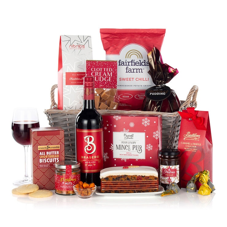 Christmas Cracker Gift Basket Christmas Cracker Gift Basket