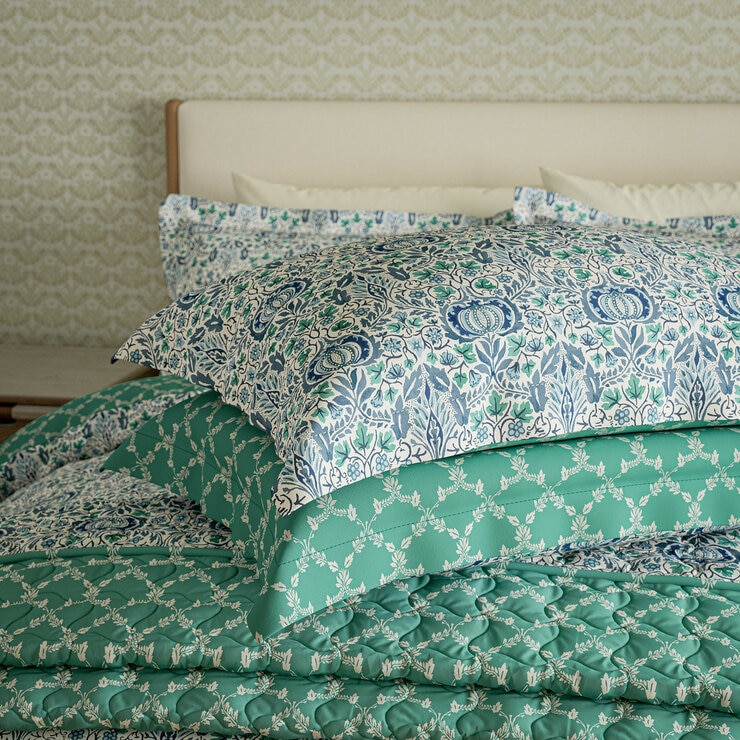 Morris & Co Bedding Little Chintz Blue Morris & Co Bedding Little Chintz Blue