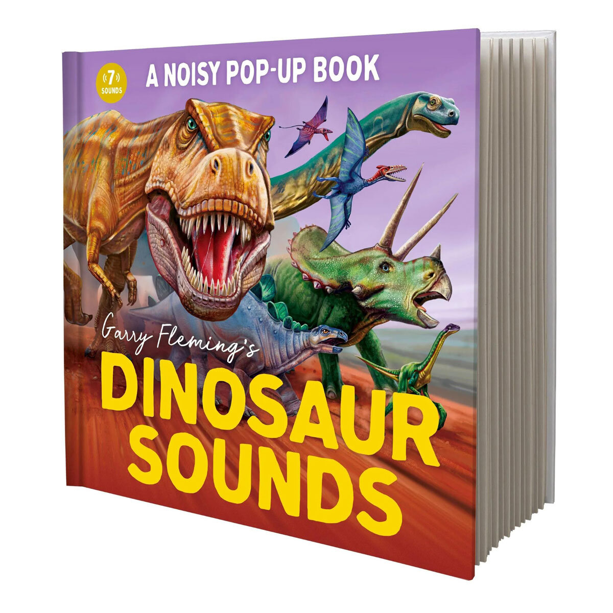 Garry Fleming Pop-Up Sound Books in 3 Options: Dinosaurs, Sea Animal and Wild Animals