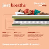Silentnight Just Breathe Rolled Mattress in 3 Sizes
