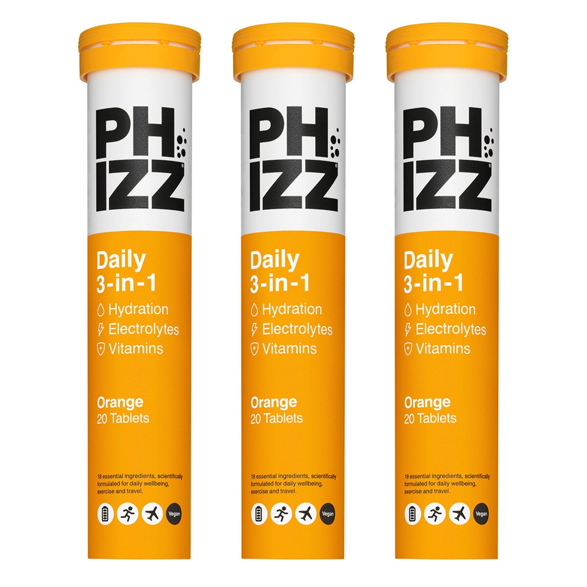 image of Phizz effervescent electrolytes in orange