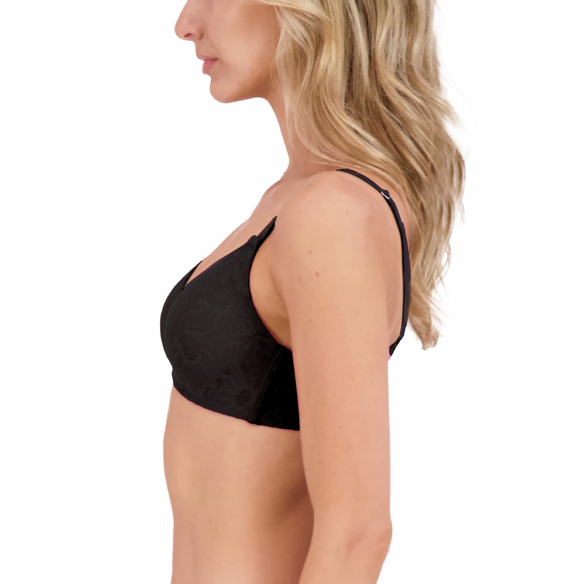 Steve Madden Lace Bra 2 Pack in Black, Extra Large
