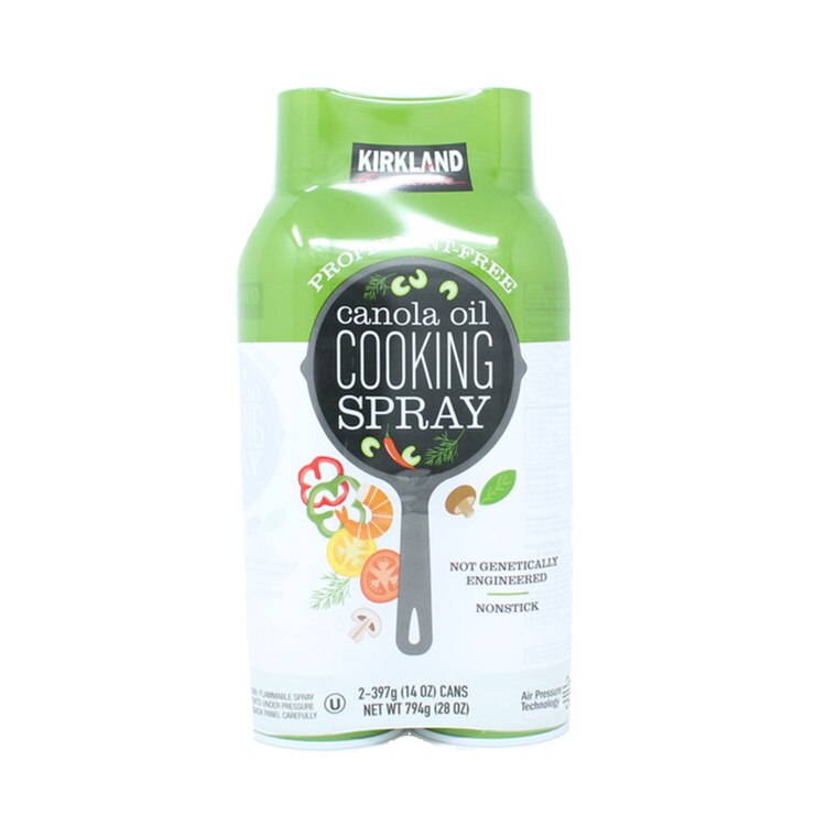 Kirkland Signature Canola Oil Cooking Spray, 2 x 397g Costco UK