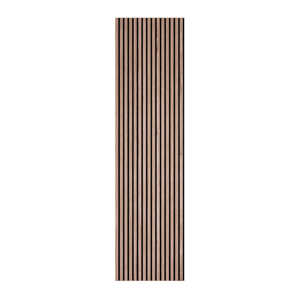 Walnut Decorative Slatted Wood Wall Panel in 2 Sizes (2 panels per pack)