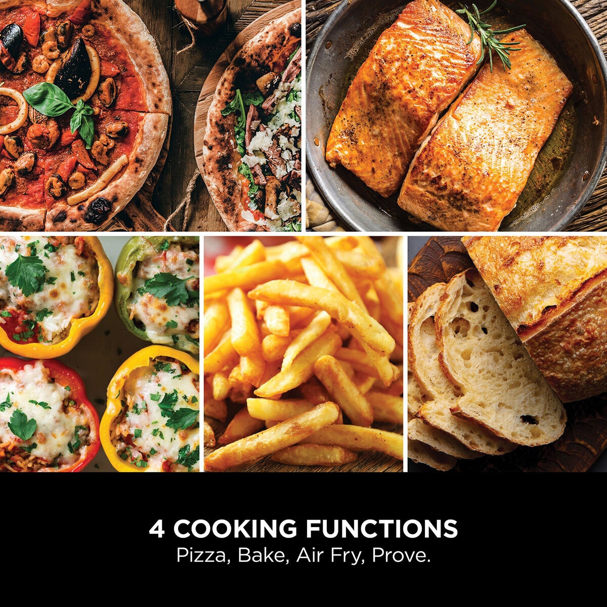 Lifestyle image of 4 cooking functions Lifestyle image of 4 cooking functions