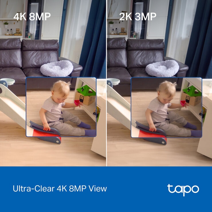 TP-Link Tapo C260 4K Wi-fi PTZ Security Camera - 2 Pack