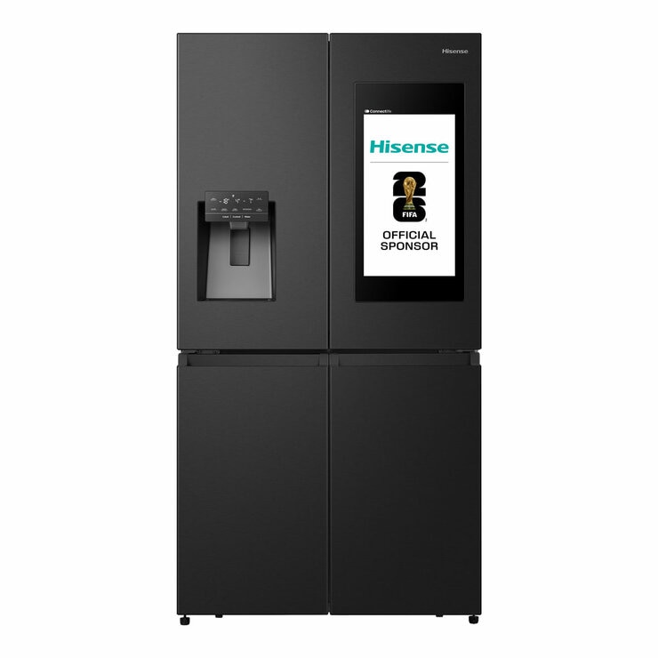 Hisense RQ760N4IFE, Multidoor Fridge Freezer E Rating in Black