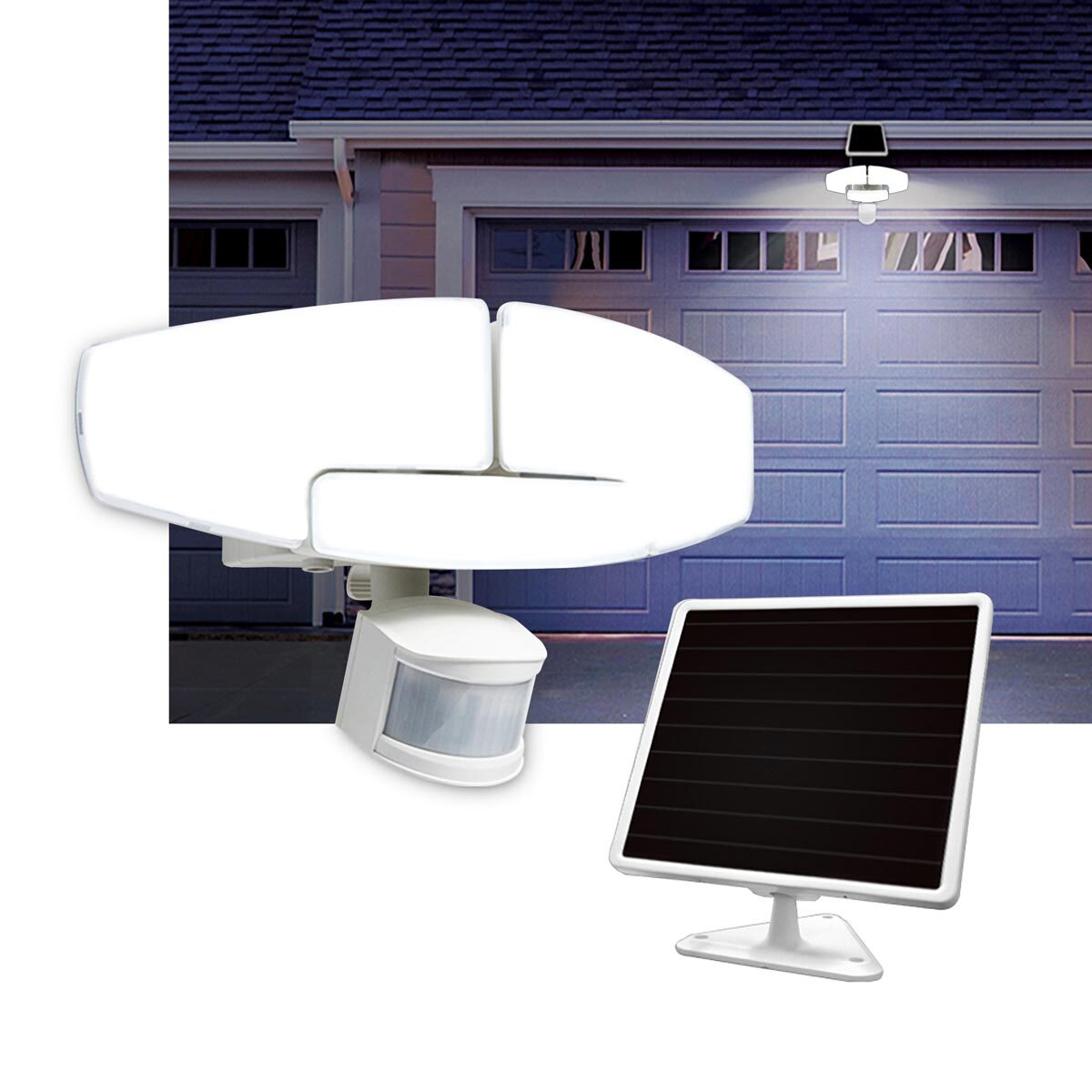 Sunforce 2000 Lumen LED Motion Activated Solar Security Light