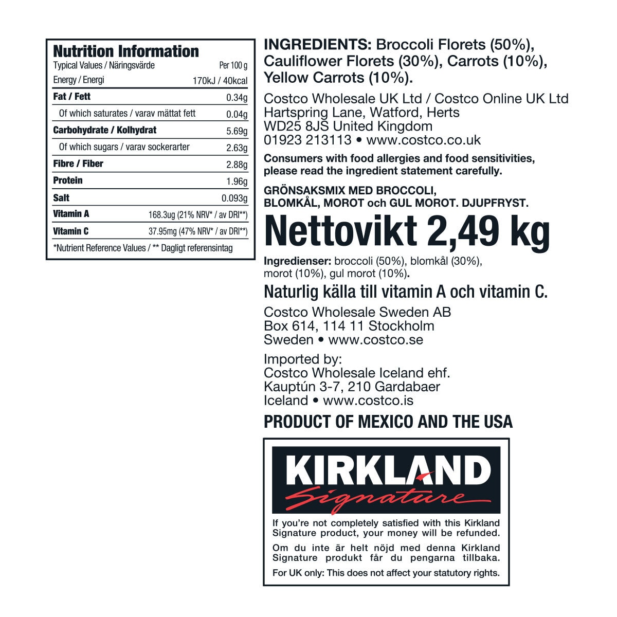 Nutritional Information