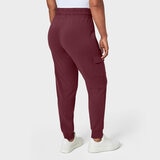 Mondetta Ladies Cargo Cuffed Jogger in Purple