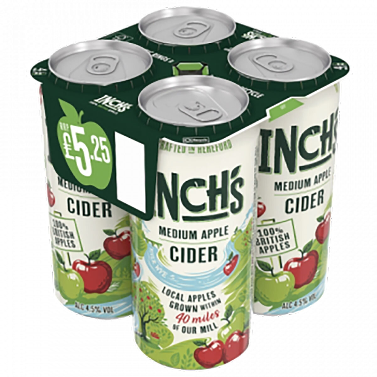 Inch's Apple Cider, 6 x 4 x 440ml