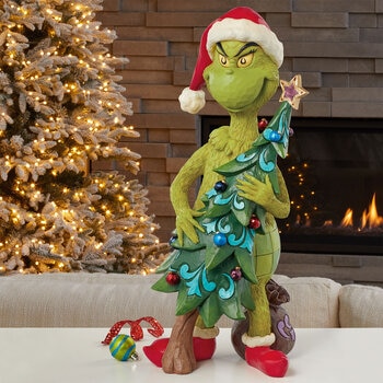 20 inch Holiday Grinch Statue by Jim Shore