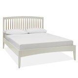 Bentley Designs Whitby Scandi Oak & Soft Grey Bed Frame, Double
