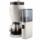 Slanted profile of Melitta AromaFresh Gind & Brew Coffee Machine
