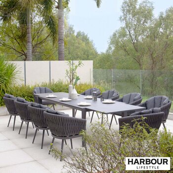 Harbour Lifestyle Palma 11 Piece Extending Dining Set